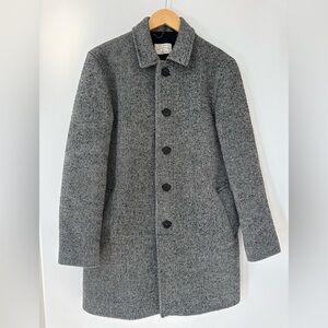 Club Monaco Black and White Trench Coat